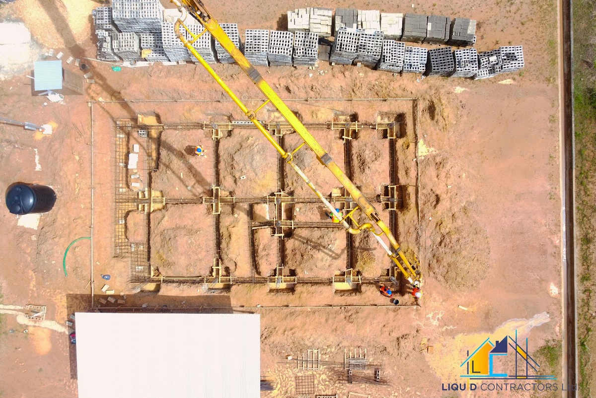 Construction team delivering modern building solutions